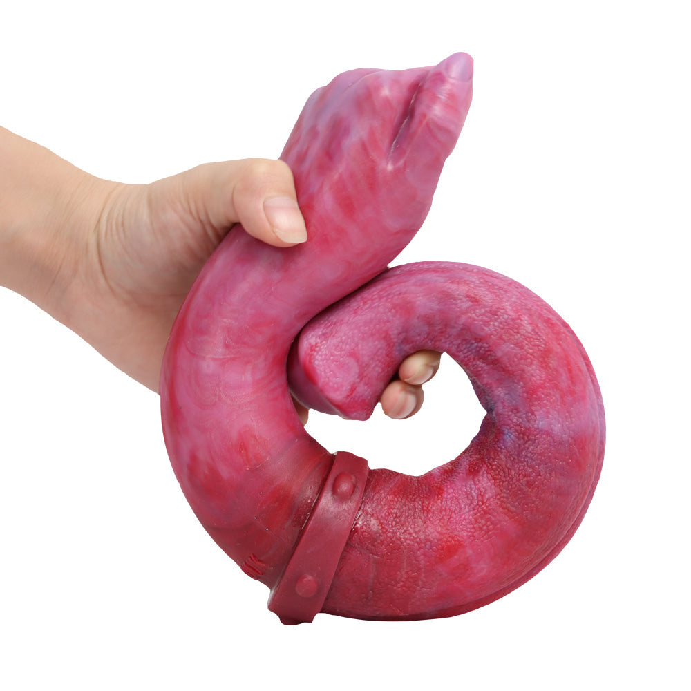 Red Fist Horse Cock Double Ended Dildo