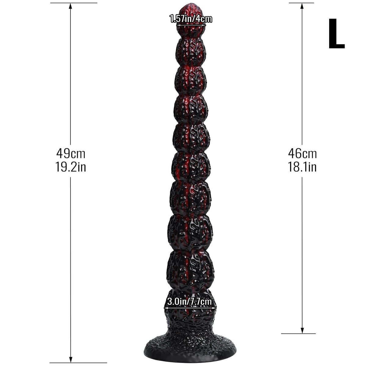19 Inch Fantasy Monster Long Tentacle Anal Dildo