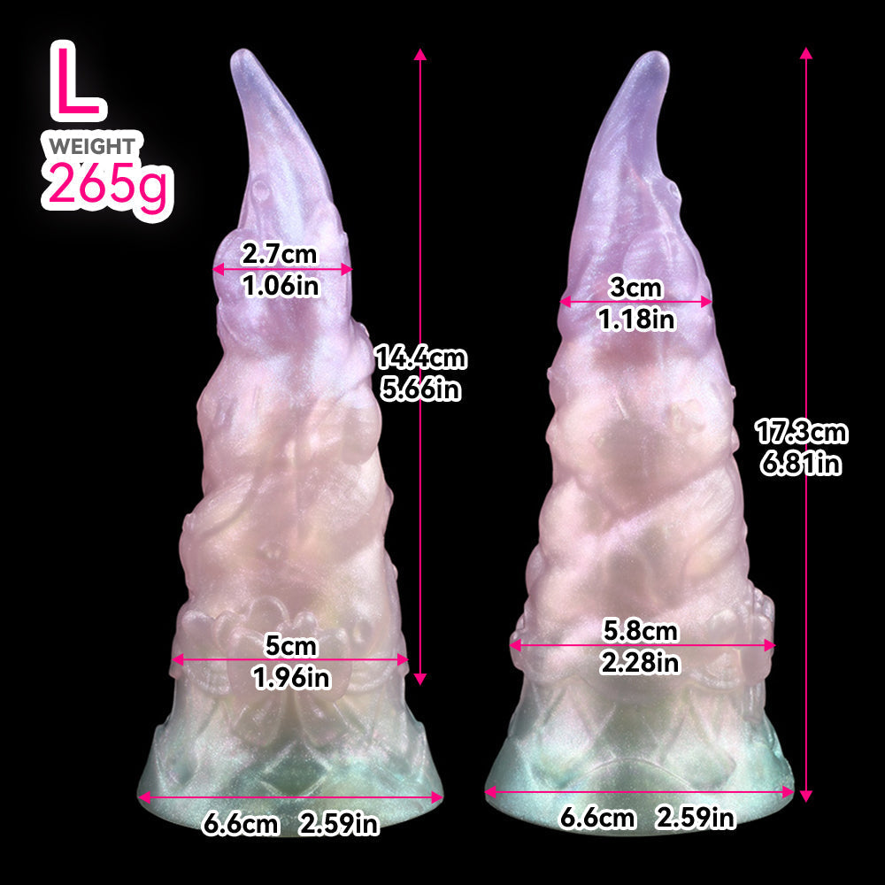 5 Inch Pink Fantasy Unicorn Tapered Dildo