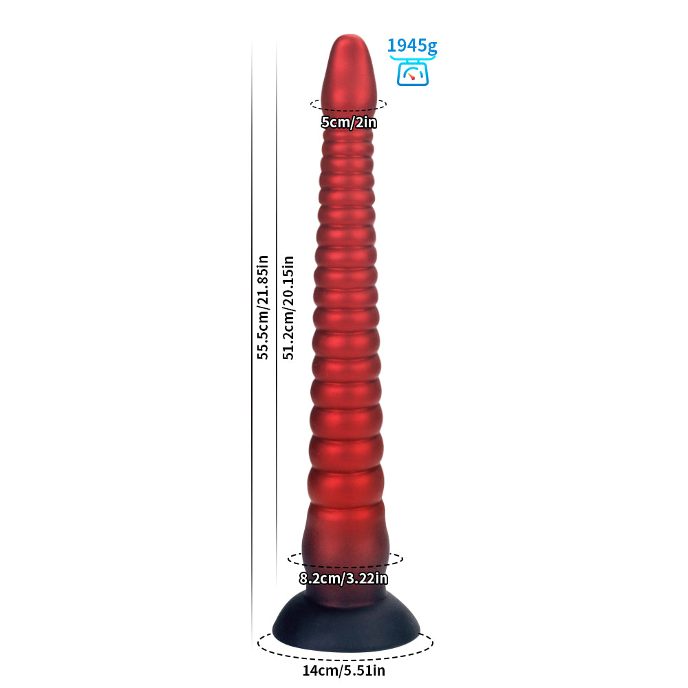 53.3 cm Red Extra Long Tentacle Dildo