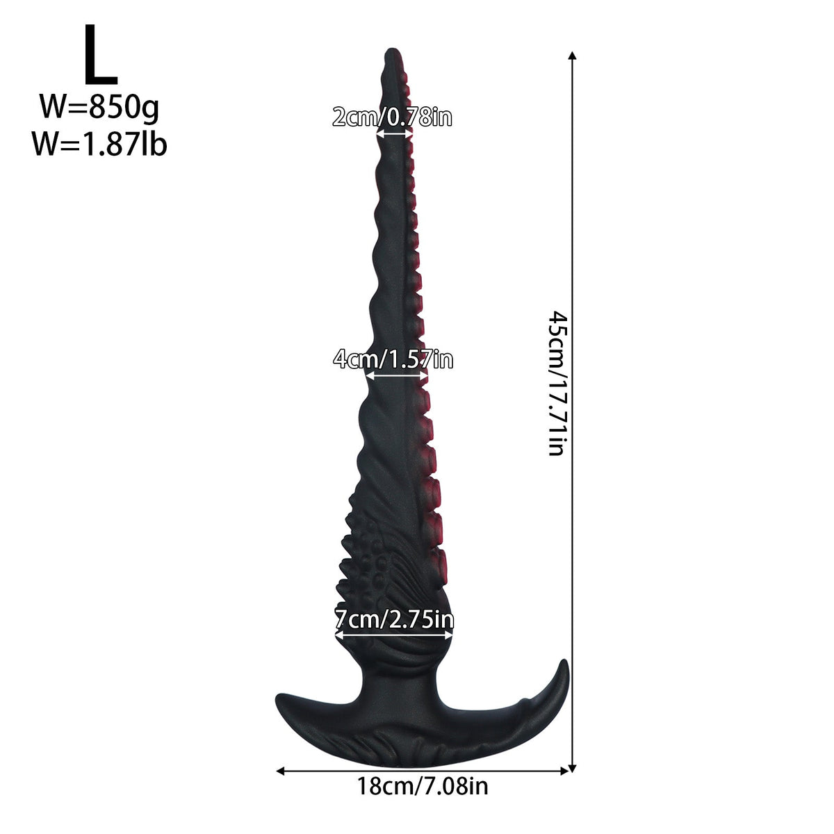 Fantasy Octopus Tentacle Long Huge Butt Plug