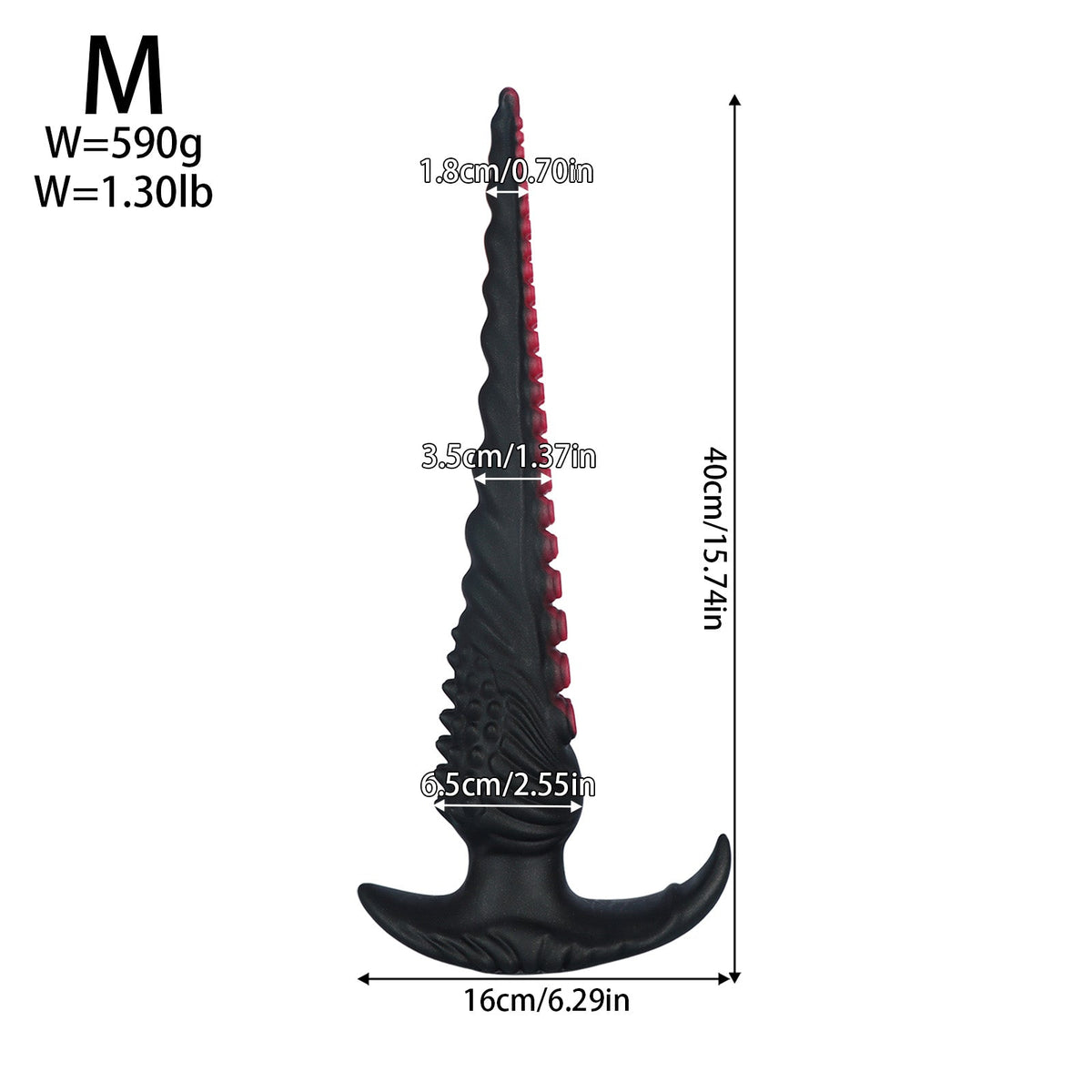 Fantasy Octopus Tentacle Long Huge Butt Plug