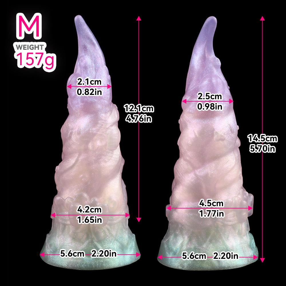 5 Inch Pink Fantasy Unicorn Tapered Dildo