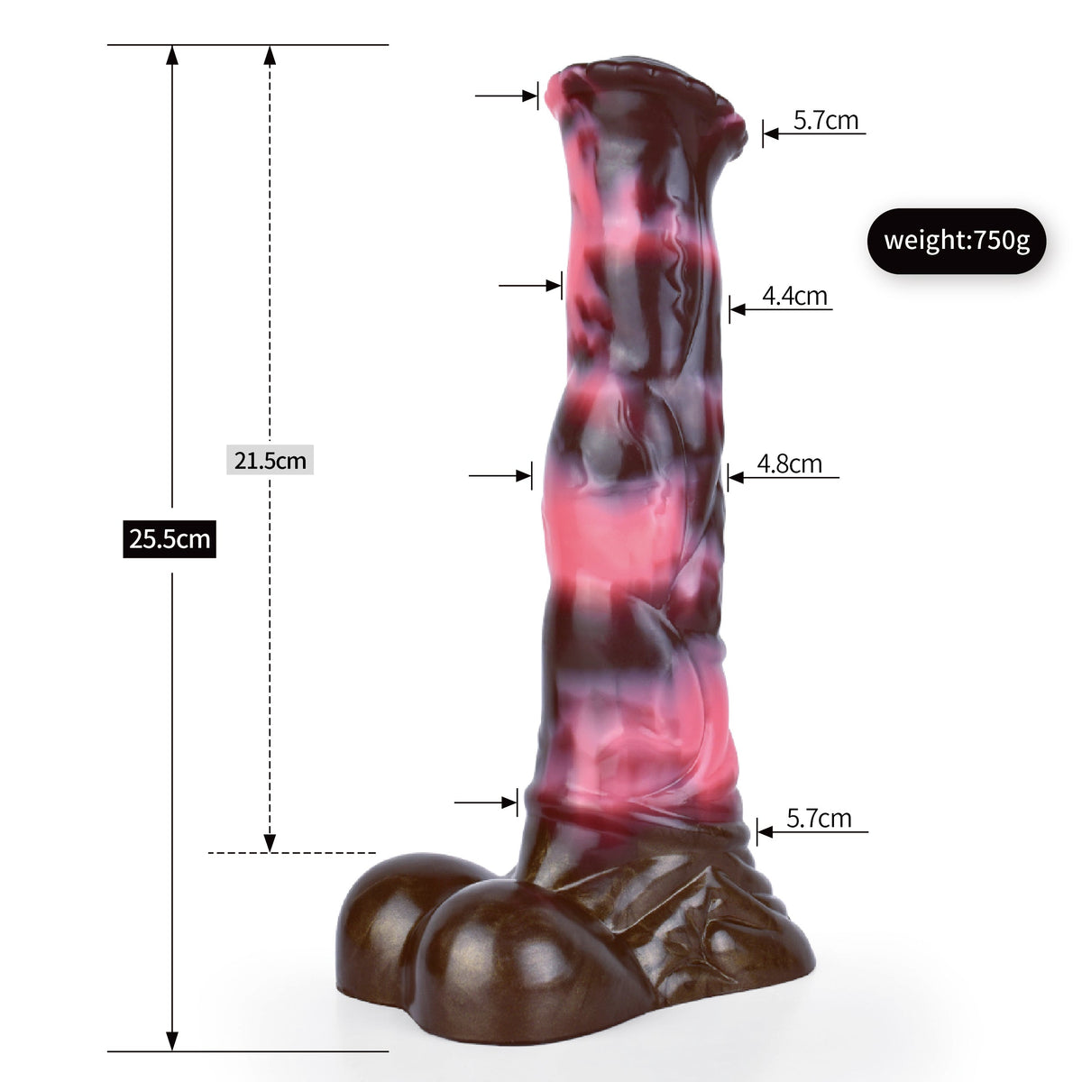 10 Inch Fantasy Horse Animal Huge Anal Dildo