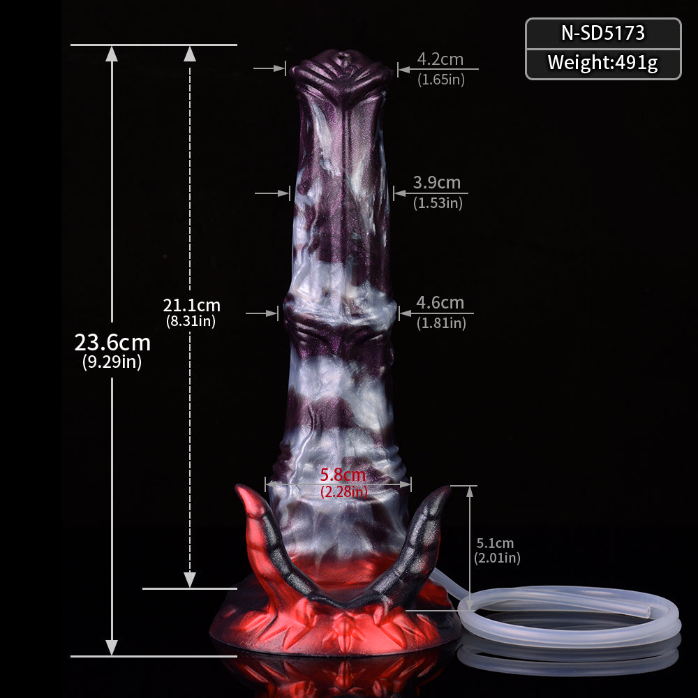 Fantasy Monster Spiked Squirting Horse Dildo
