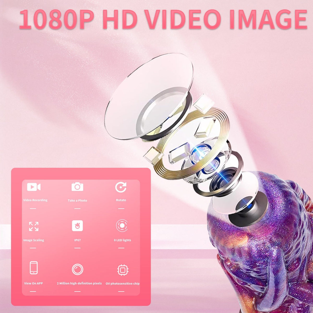 Monster Long Tentacle APP Camera Anal Plug