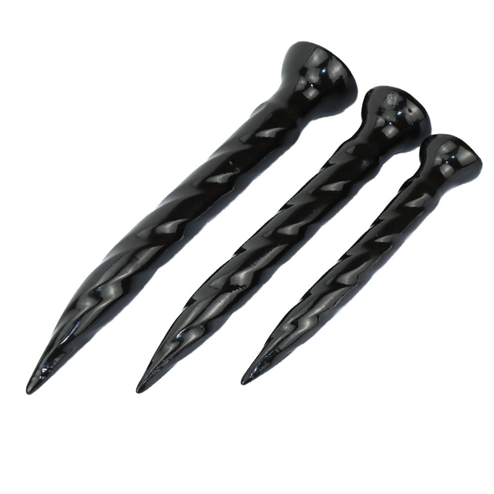 35.6 cm Threaded Extra Long Nail Tapered Dildo
