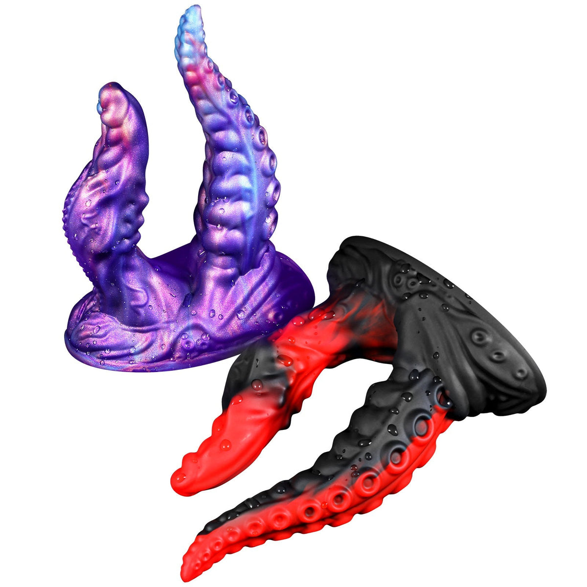 Blue Monster Tentacle Double Penetration Dildo