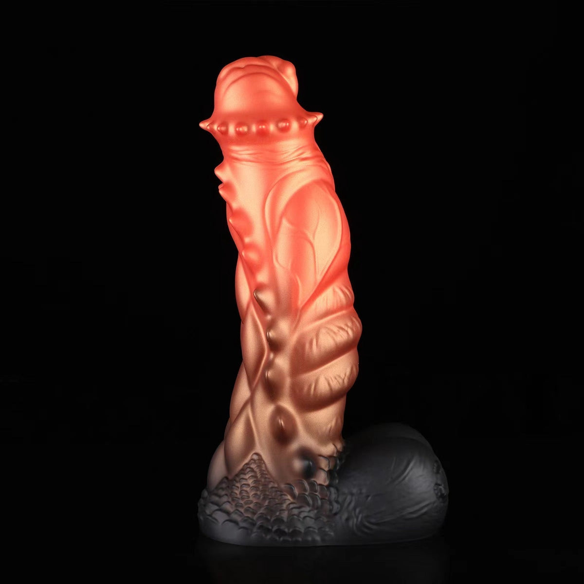 Spiked Orange Fantasy Dragon Dildo