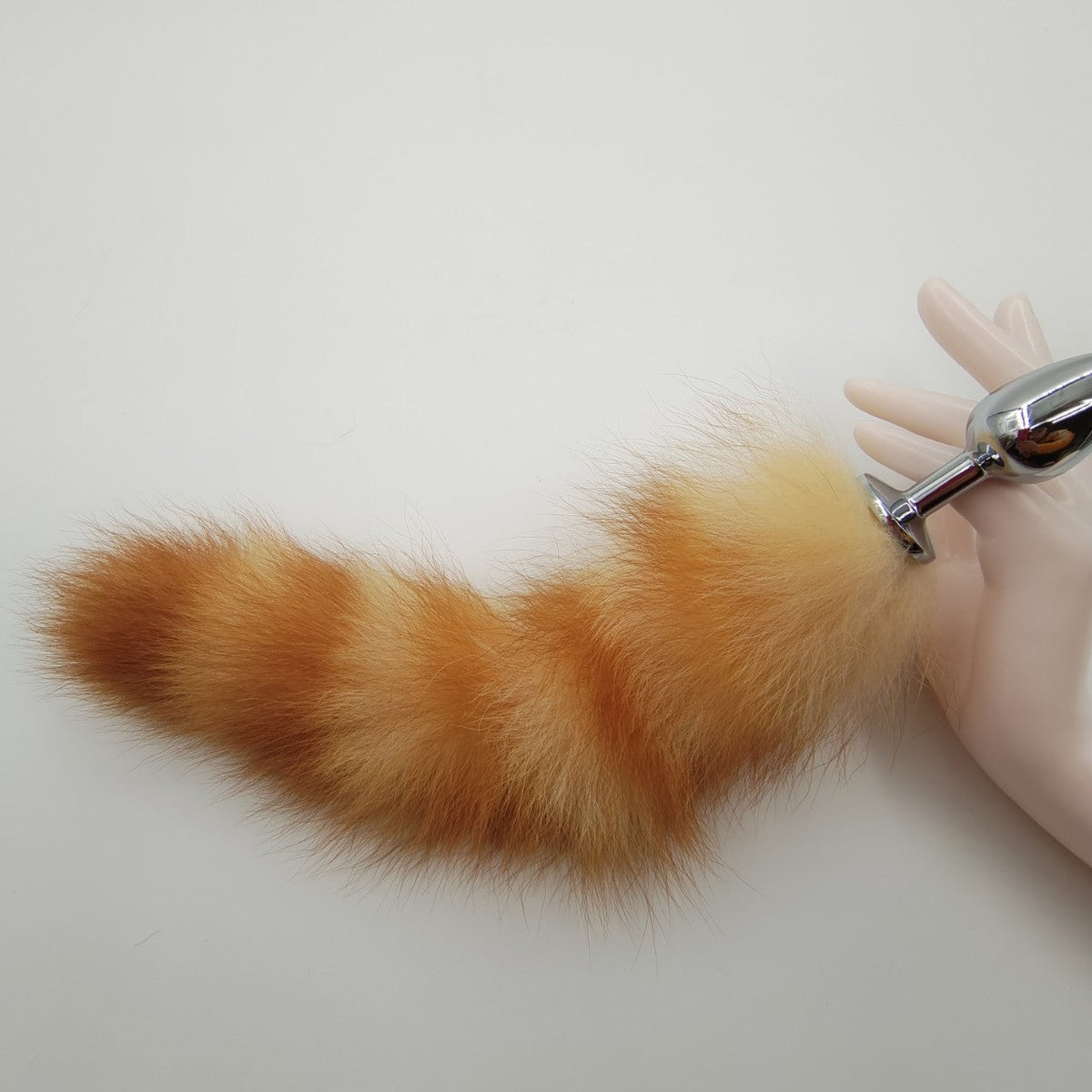 Metal Small Cat Tail Beginner Butt Plug