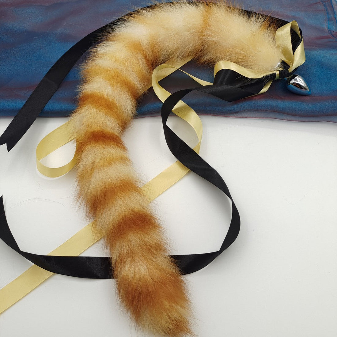 Metal Small Cat Tail Beginner Butt Plug