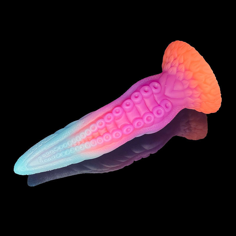 22.9 cm Glow in the Dark Luminous Octopus Tentacle Dildo