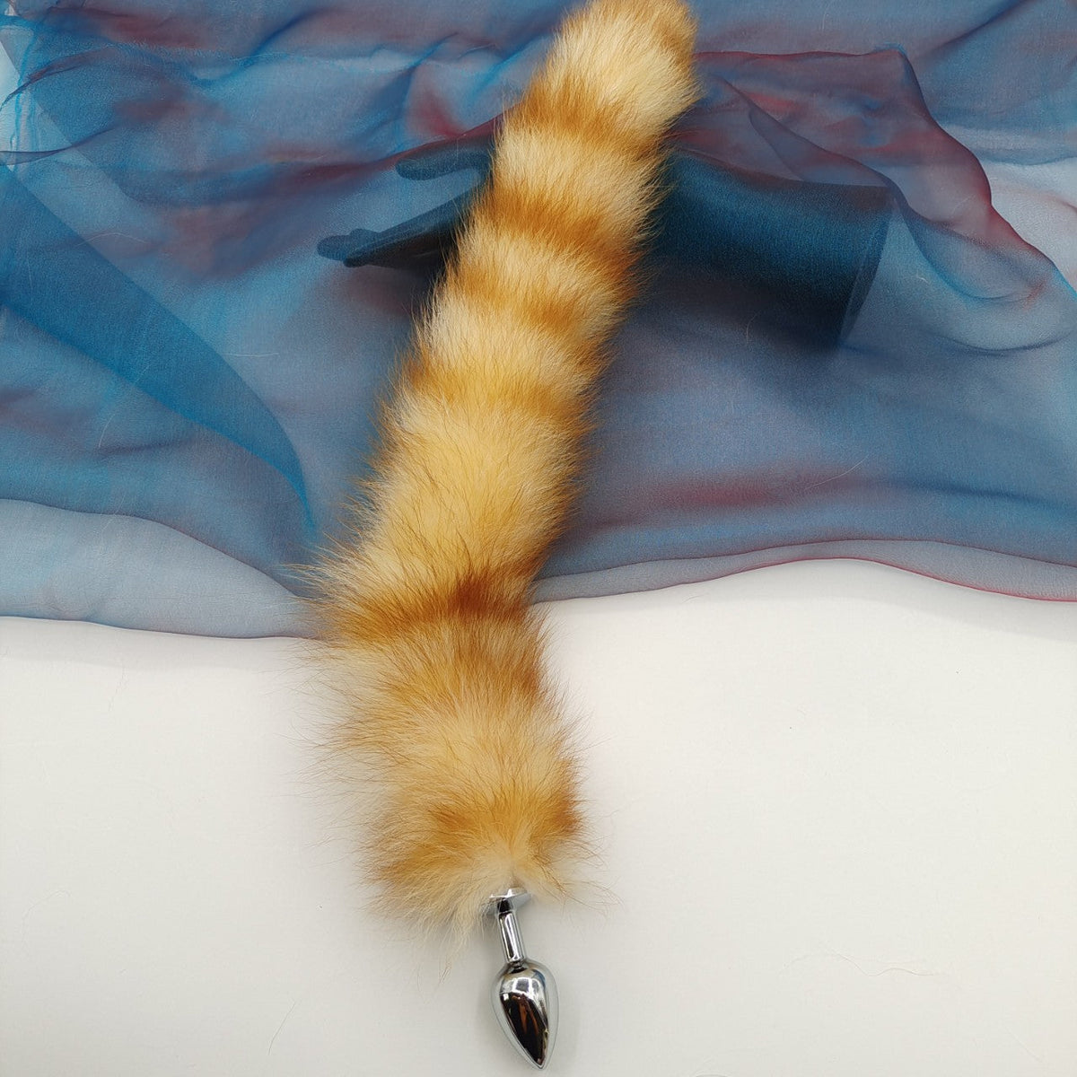 Metal Small Cat Tail Beginner Butt Plug