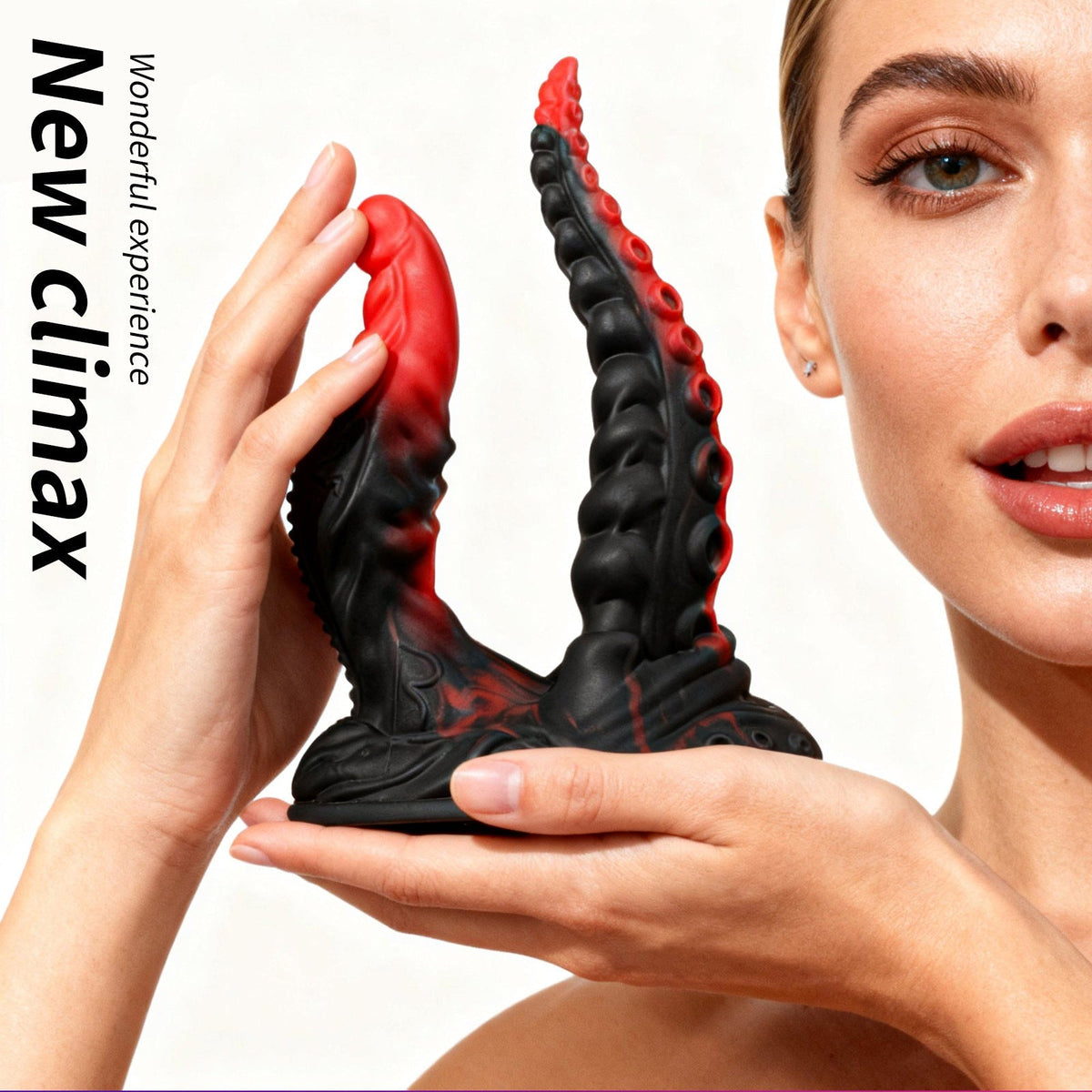 Blue Monster Tentacle Double Penetration Dildo