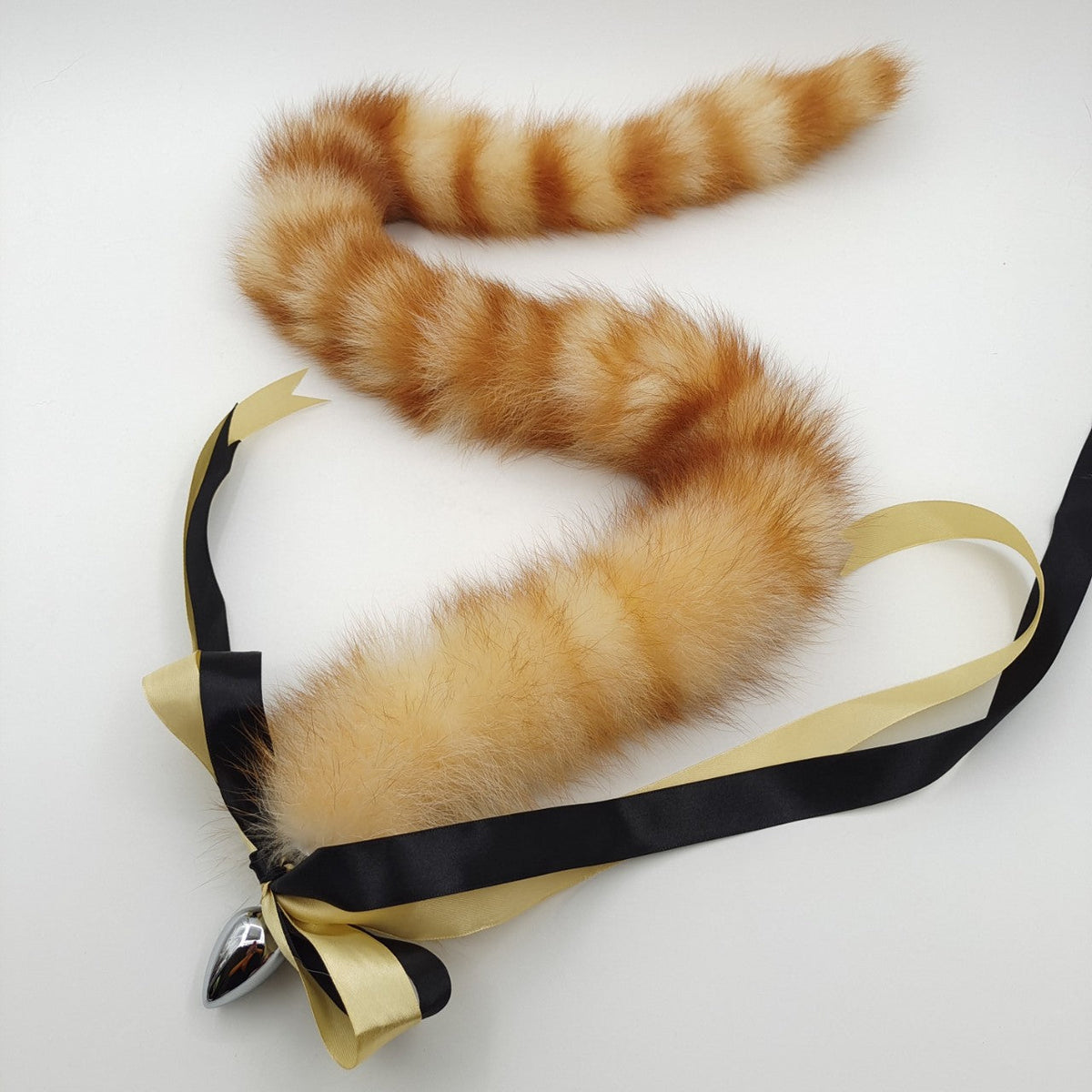 Metal Small Cat Tail Beginner Butt Plug