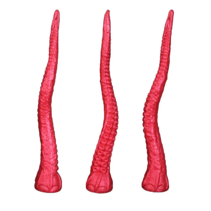 21 Inch Red Long Fantasy Octopus Tentacle Dildo