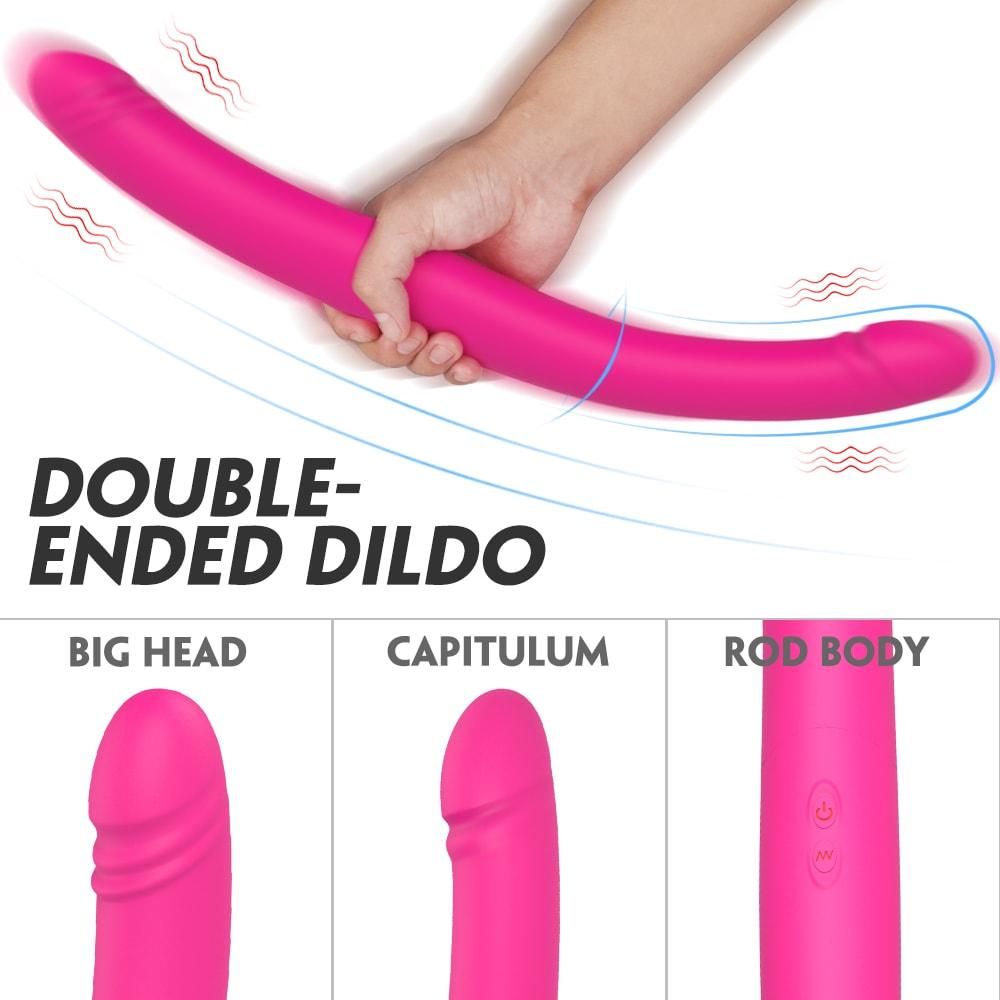 45 cm Realistic Double-Ended Dildos For Anal Vagina Simulation Dildo Vibrator