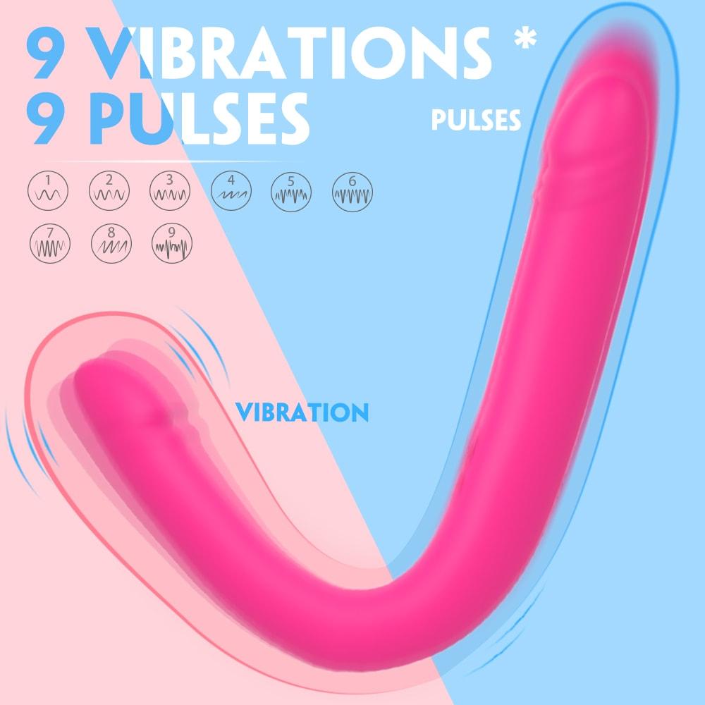 45 cm Realistic Double-Ended Dildos For Anal Vagina Simulation Dildo Vibrator