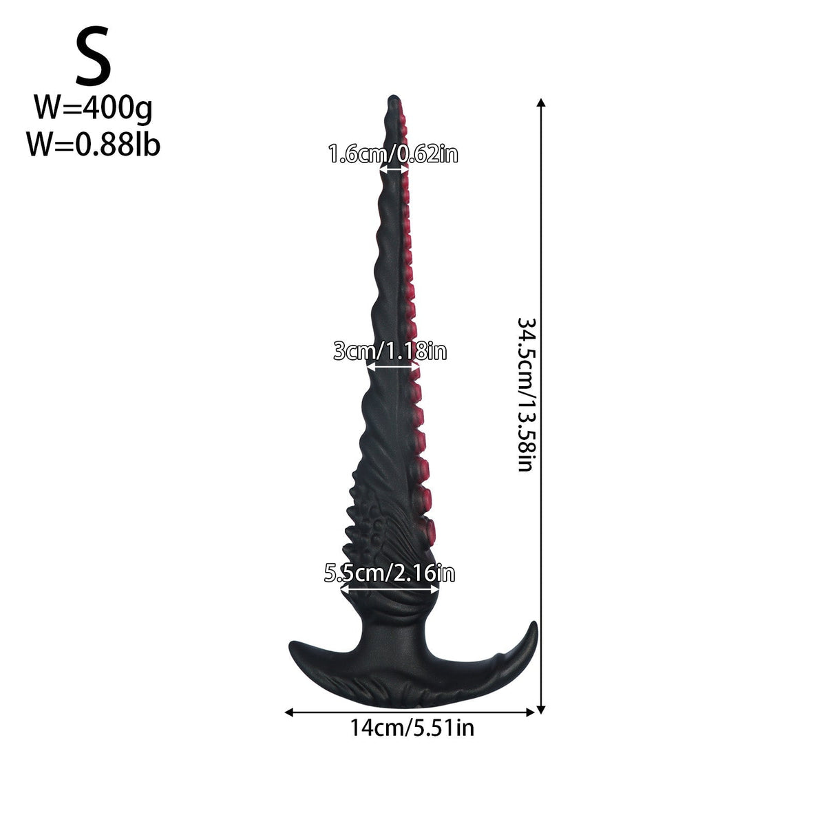 Fantasy Octopus Tentacle Long Huge Butt Plug