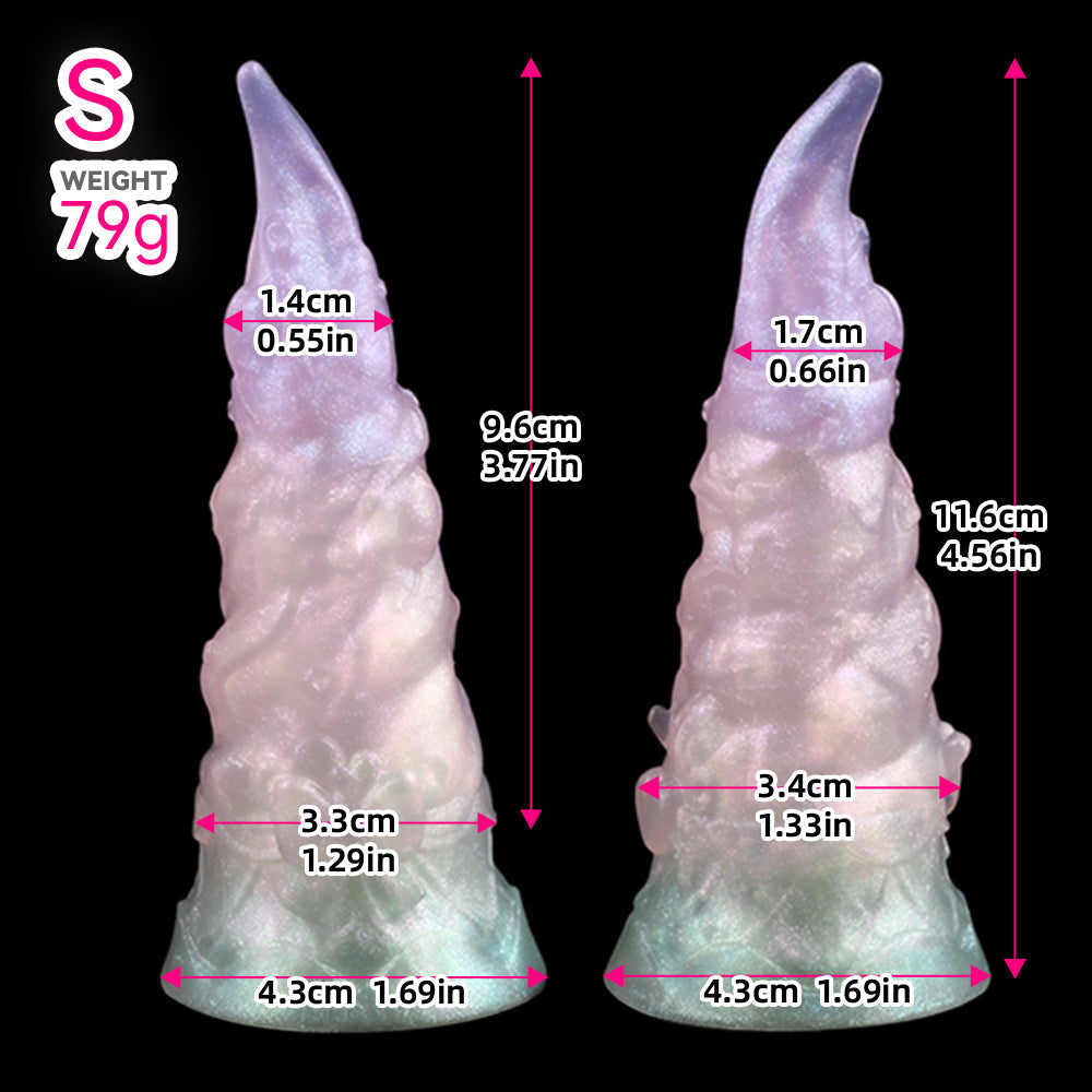 5 Inch Pink Fantasy Unicorn Tapered Dildo