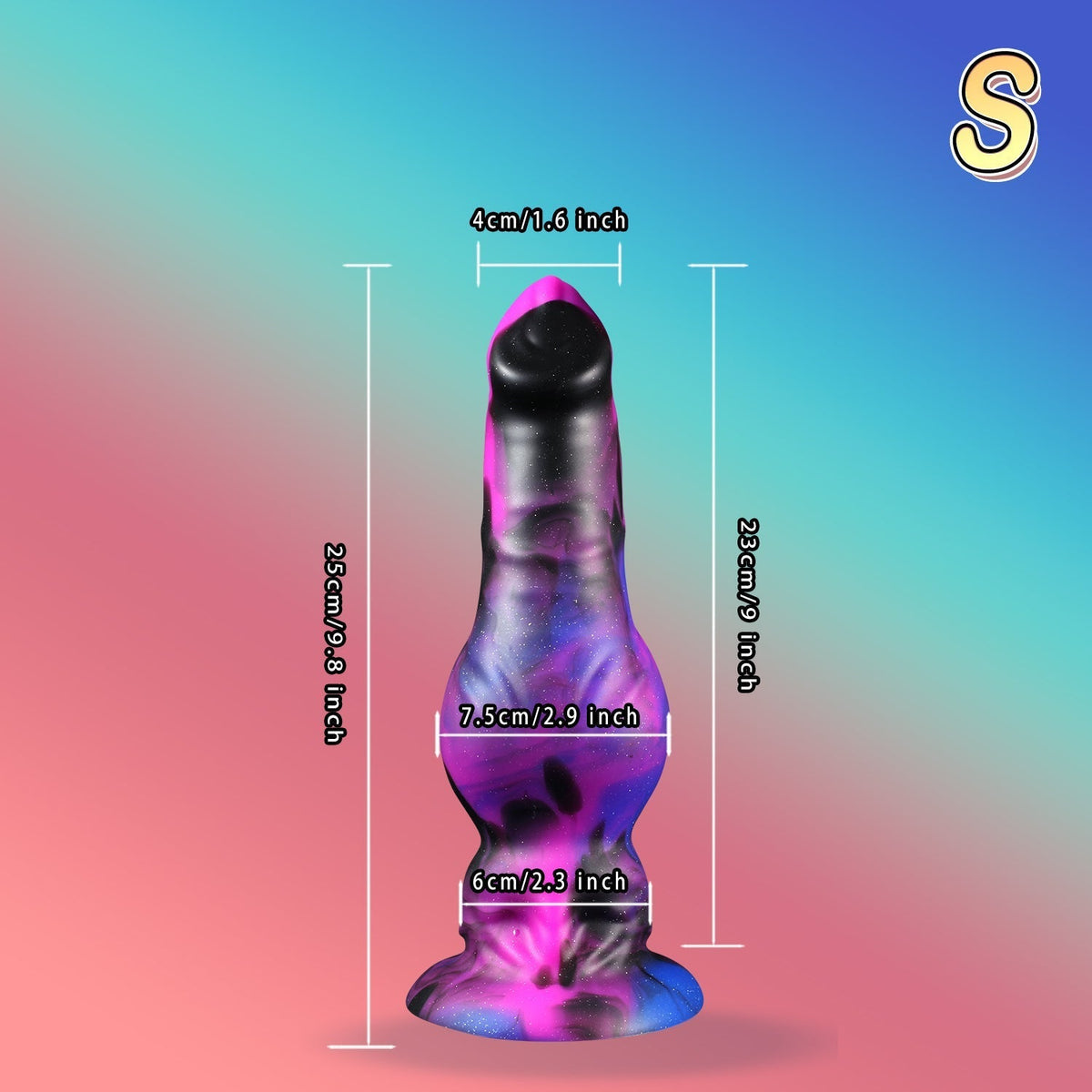 27.9 cm Long Monster Fantasy Dog Knot Dildo