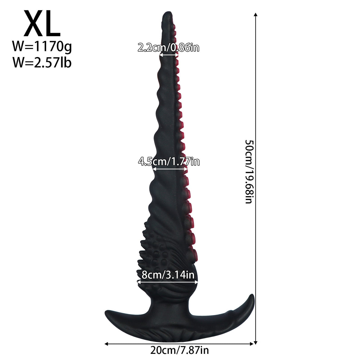Fantasy Octopus Tentacle Long Huge Butt Plug