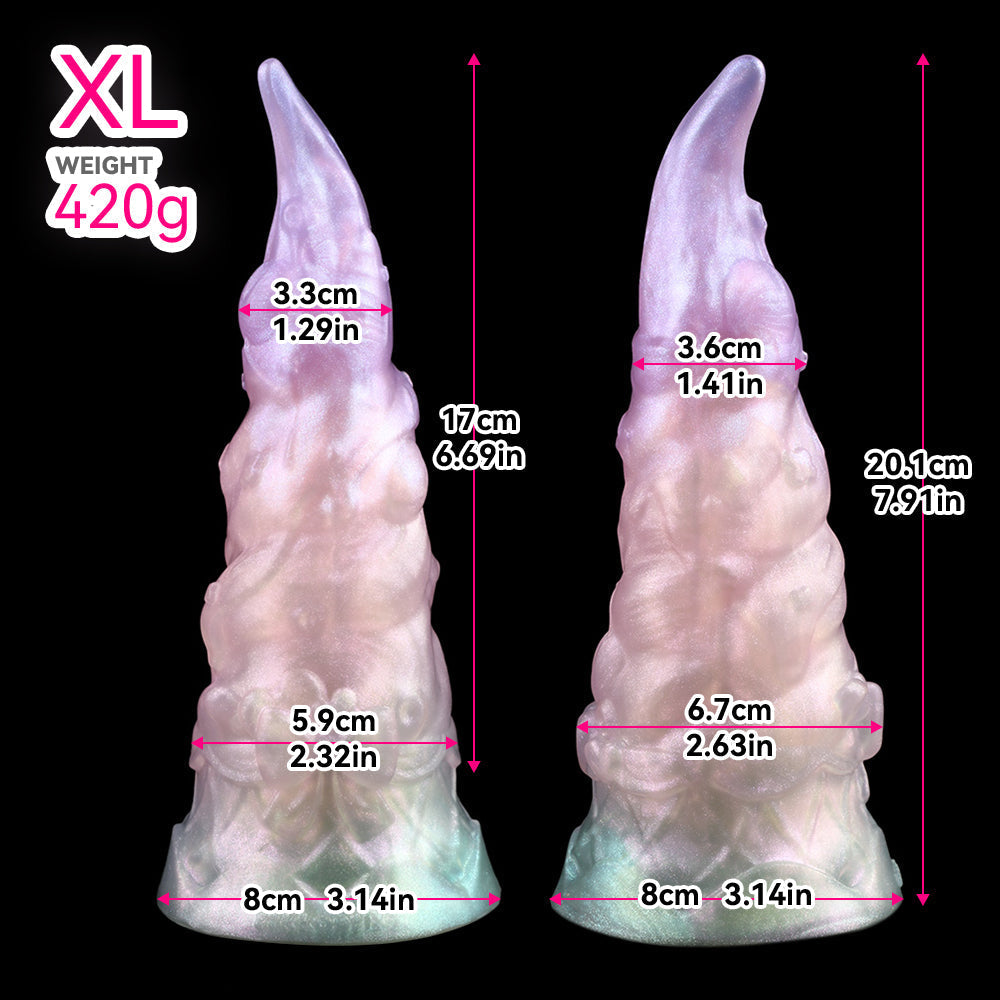 5 Inch Pink Fantasy Unicorn Tapered Dildo