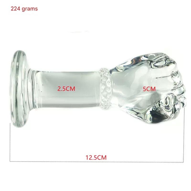 4.9 Inch Samll Glass Beginners Realistic Fist Dildo