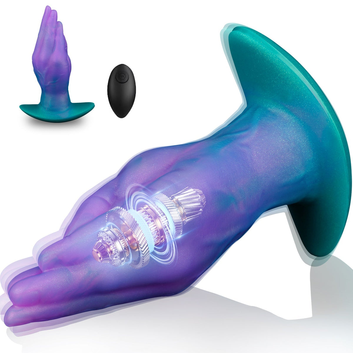 Fist Silicone Vibrating Wearable Anal Plug