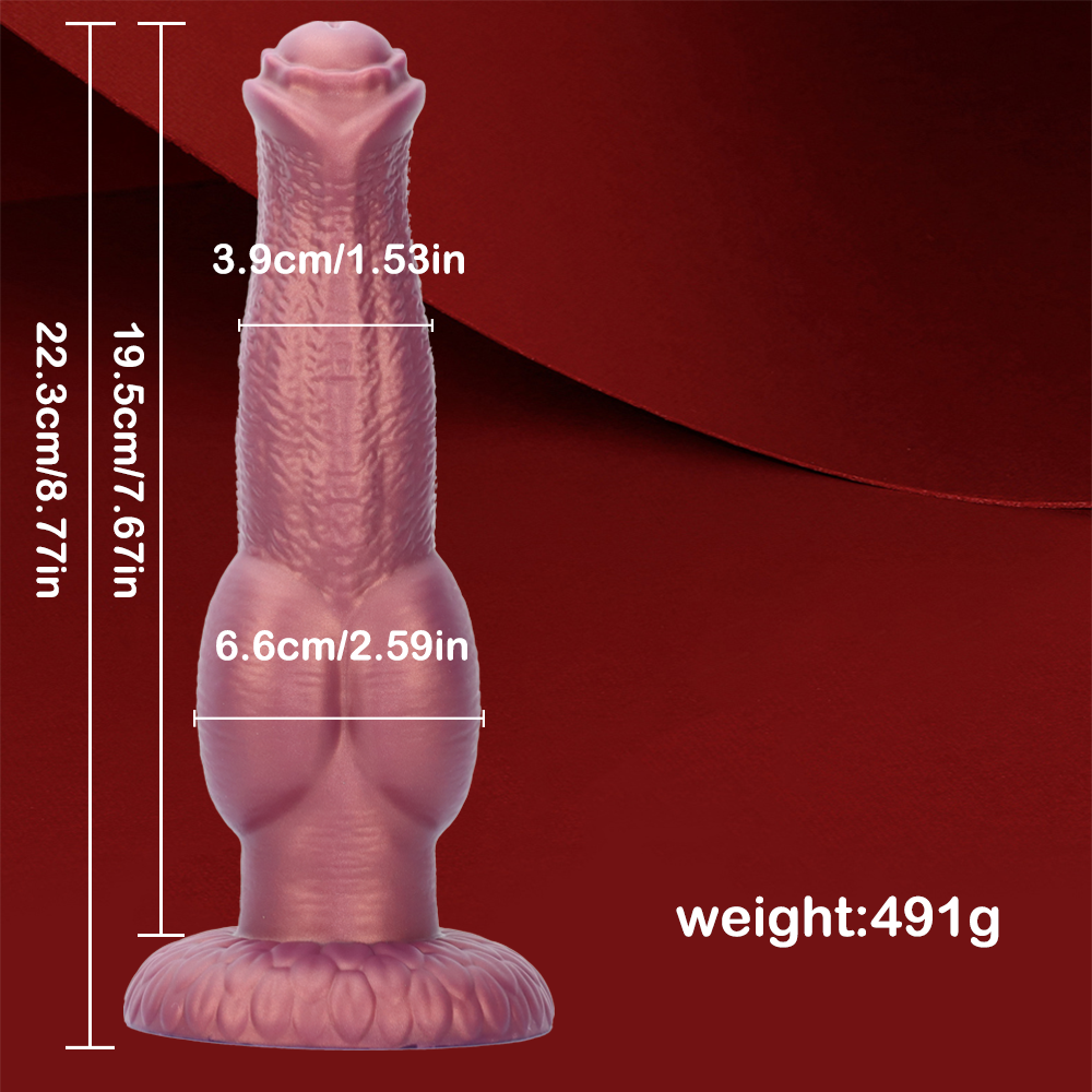 8.7 Inch Fantasy Silicone Horse Huge Anal Dildo