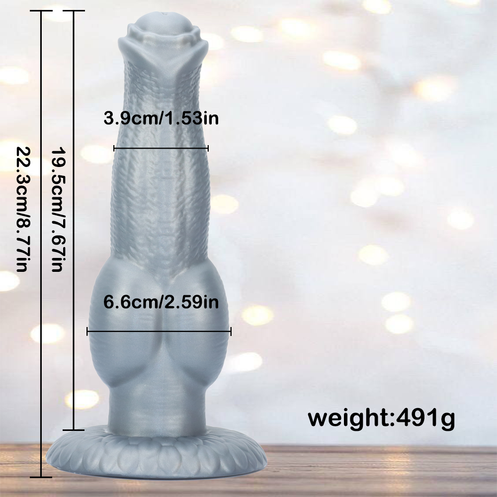 8.7 Inch Fantasy Silicone Horse Huge Anal Dildo