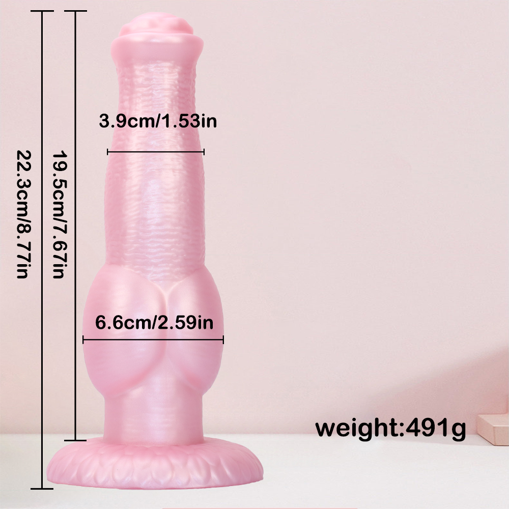 8.7 Inch Fantasy Silicone Horse Huge Anal Dildo