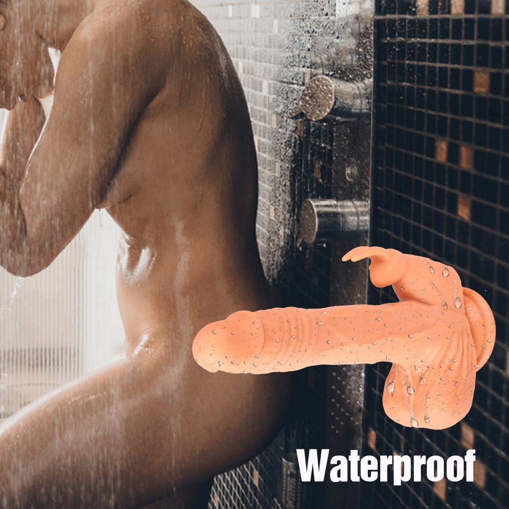Remote Control 24.1 cm Realistic Vibrating Rabbit Dildo