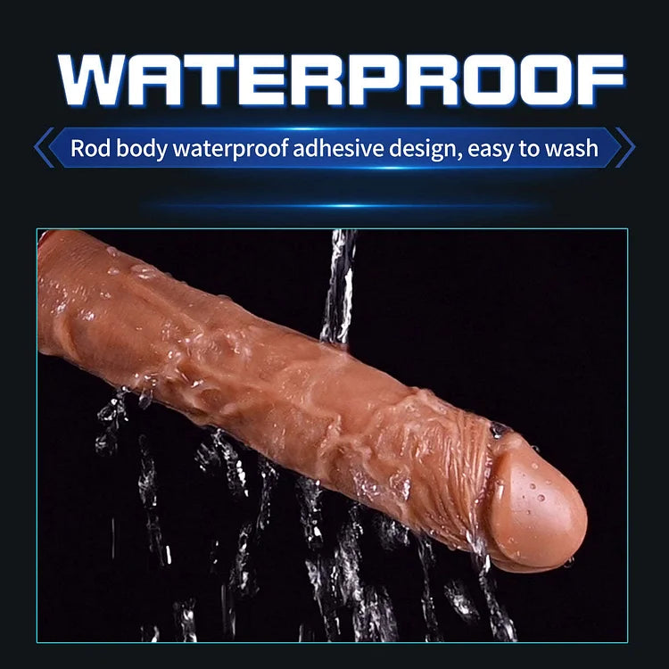 Discreet USB Recharge Baseball Thrusting Dildo