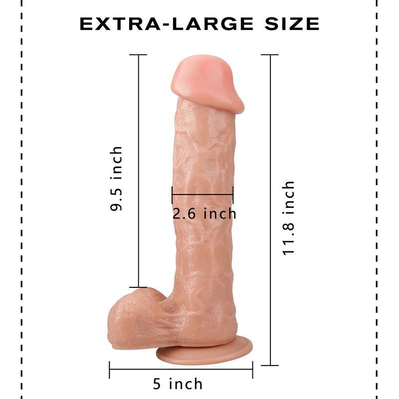 30.5 cm Super Big Realistic Dildo With Strong Suction Cup
