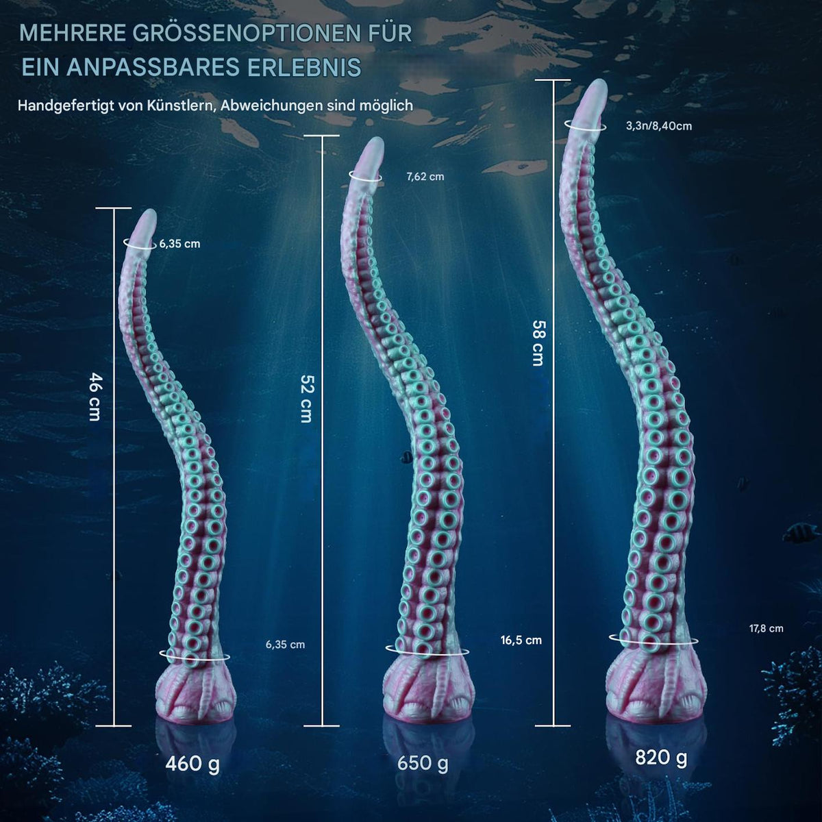 18 Inch Alien Fantasy Extra Long Tentacle Dildo