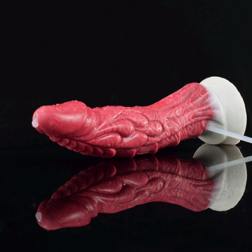 Red Fantasy Ejaculating Animals Dragon Dildo