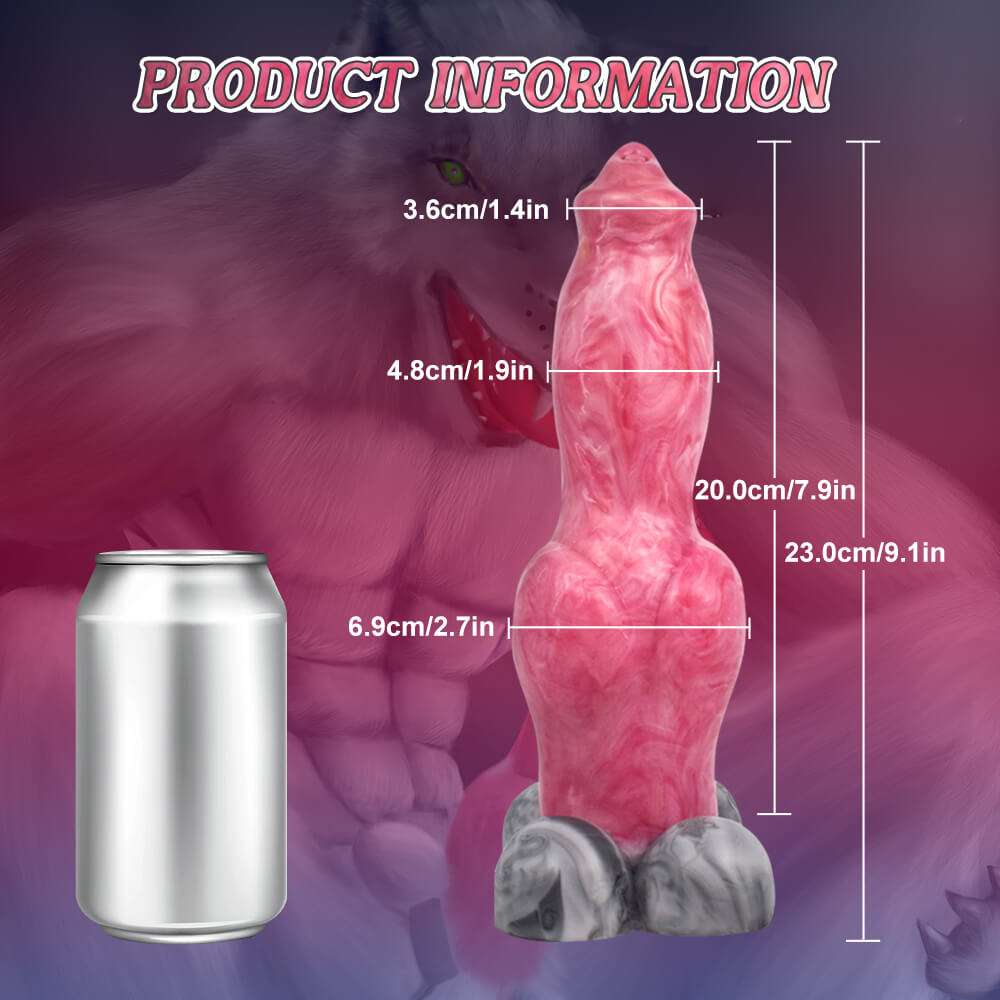22.9 cm Shepherd Huge Knot Dog Dildo