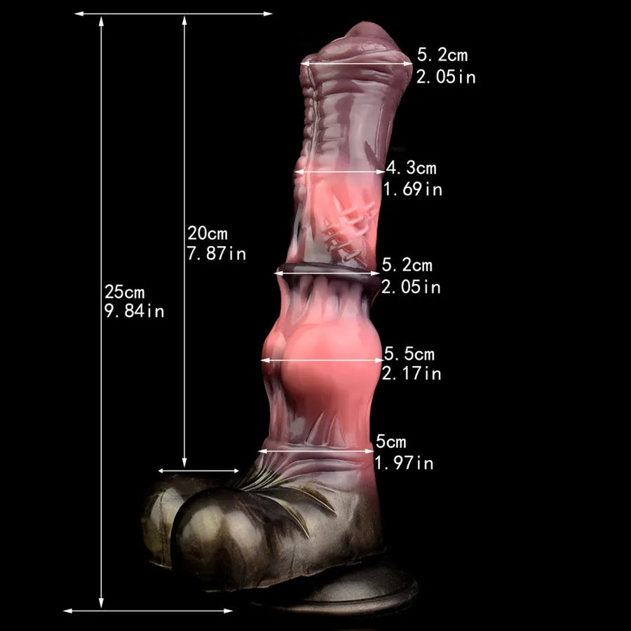 Horse Cock Strap-On 22.9 cm Bestiality