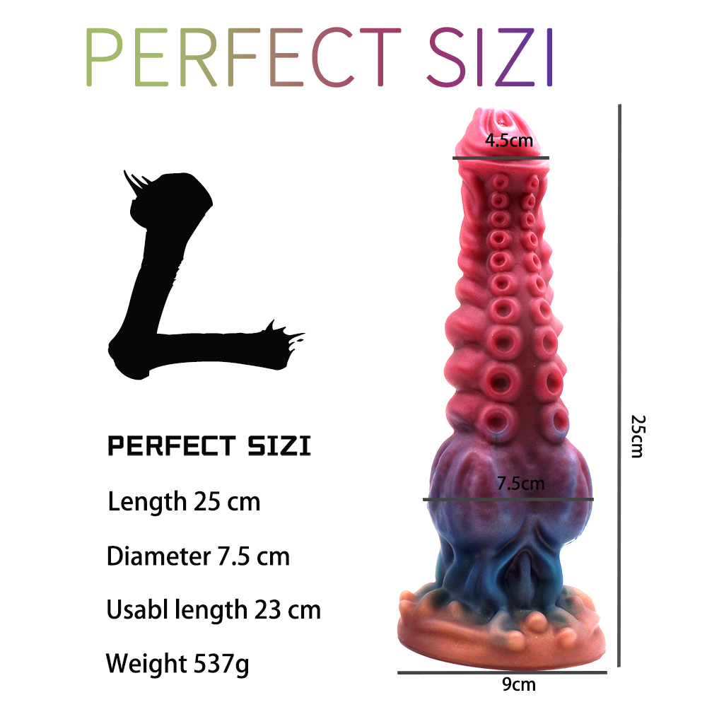 Fantasy Monster Tentacle Dildo with Knotted
