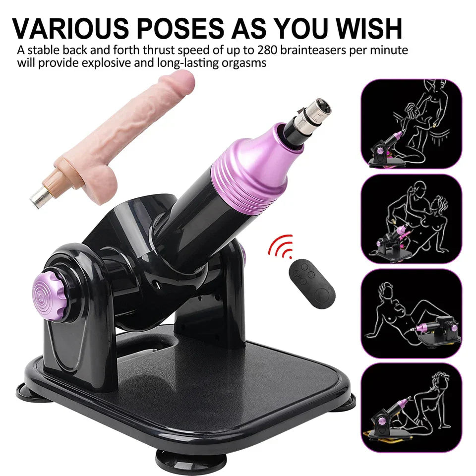 Small Sex Machine Auto Thrusting Realistic Dildo Female