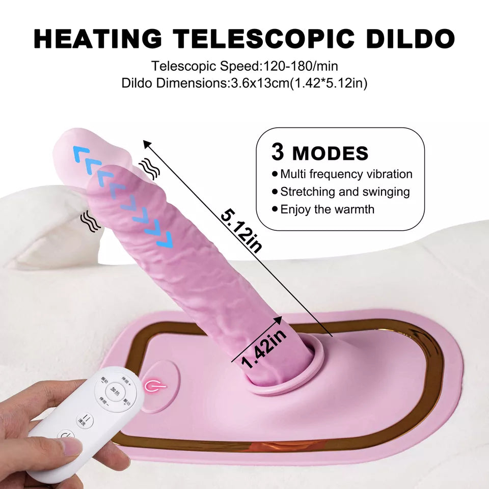Stuffed Animal Sex Toy Infinity Pillow Bear with Dildo Machine