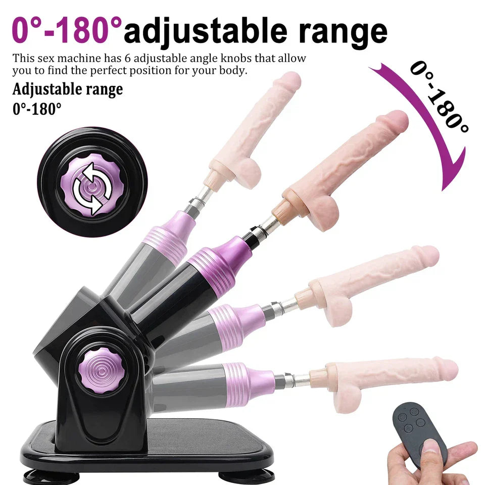 Small Sex Machine Auto Thrusting Realistic Dildo Female