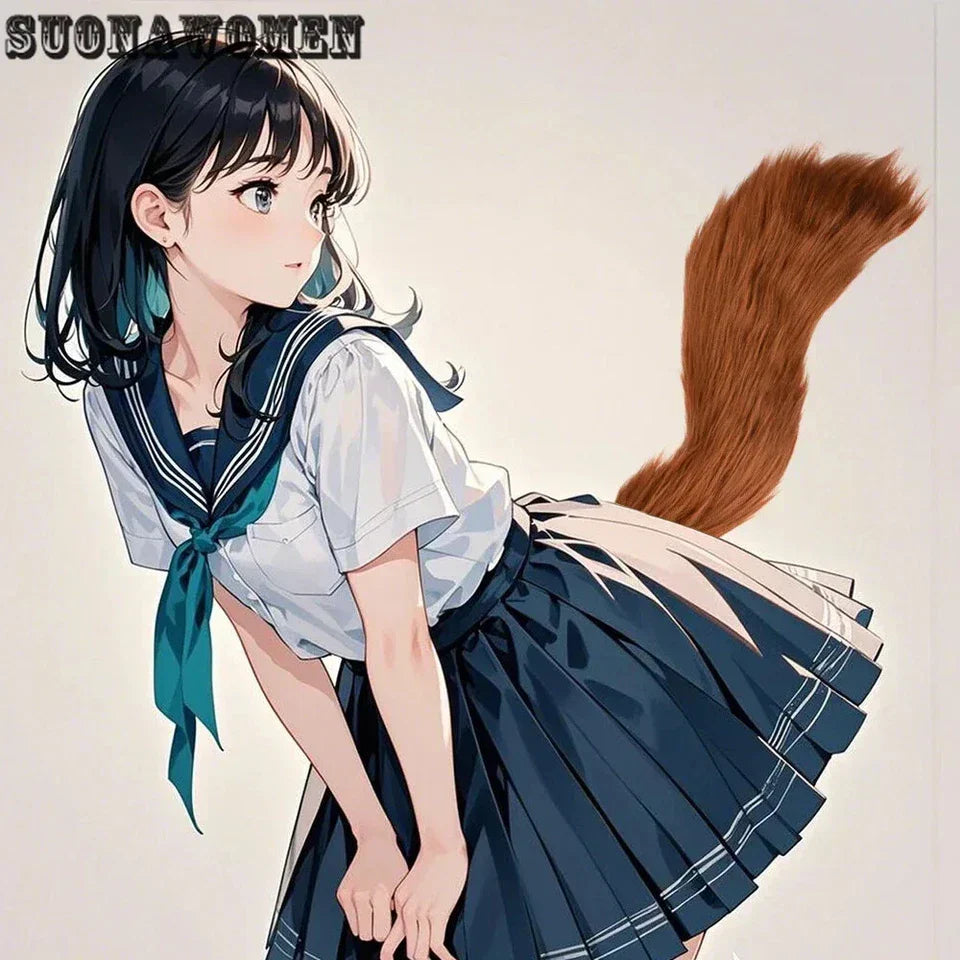 Fantasy Horse Tail Silicone Butt Plug Ladies