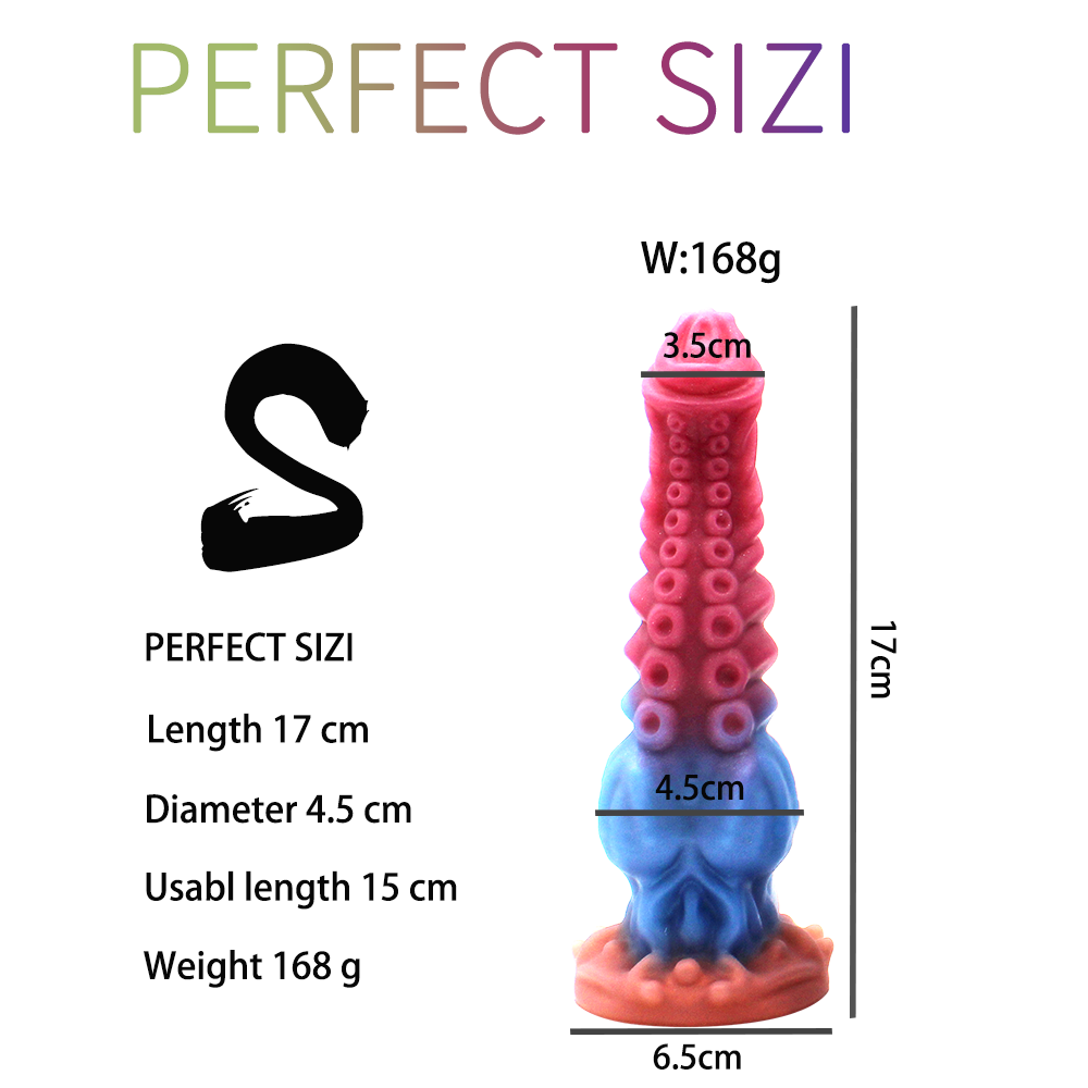 Fantasy Monster Tentacle Dildo with Knotted