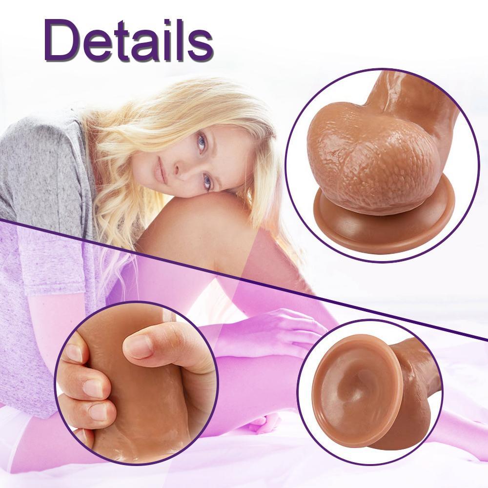 5.1 cm Diameter Small Glans Big Thick G-Spot Stimulating Dildo