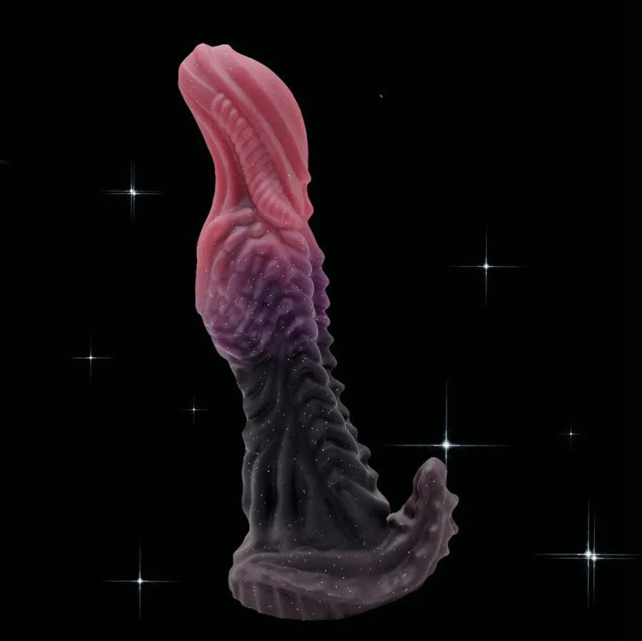 9 Inch Fantasy Alien Monster Textured Dildo